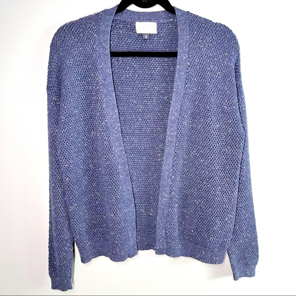 Universal Thread Organic Cotton Navy Cardigan Sweater
